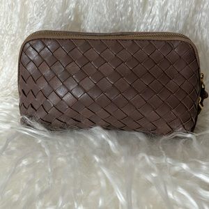 Bottega Venetta Nappa leather Pouch light brown A++ condi…